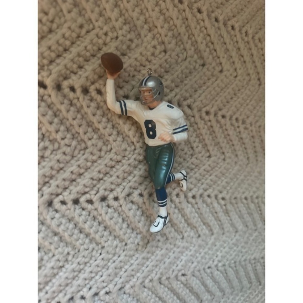 Troy Aikman Dallas Cowboys Christmas Ornament